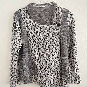 Jack by BB Dakota Monochrome Patterned Cardigan